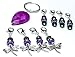 Dragonfly Stitch Marker Set for Knitting, Removable Crochet Markers
