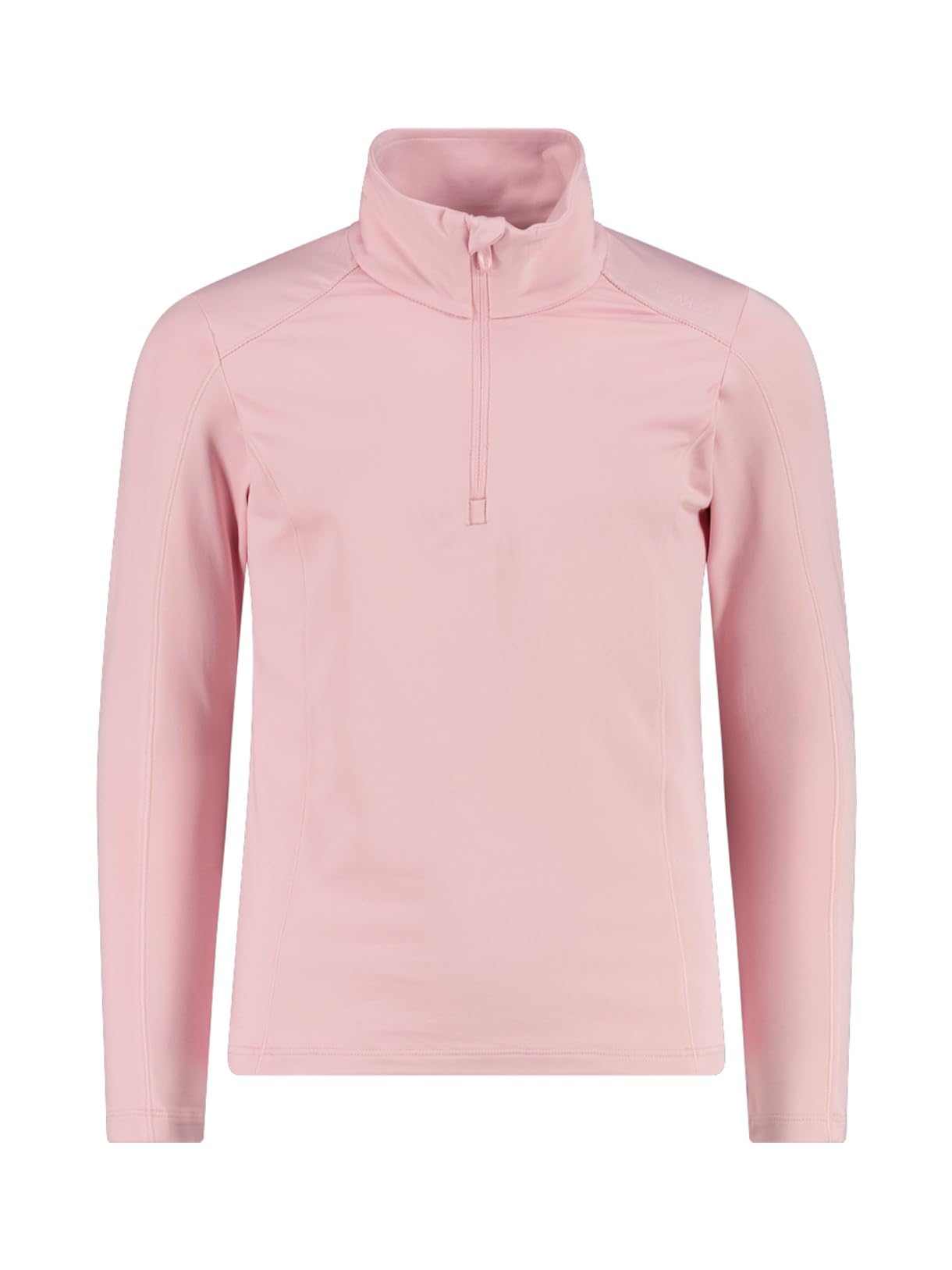 Pull de ski softshell rose CMP pour fille avec technologie Dry