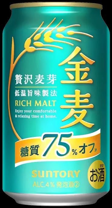 Amazon.co.jp: 金麦 糖質75%オフ 350ml 24本 [ サントリー