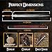 Deer Edge Damascus Broad Sword | Damascus Sword | Handcrafted Damascus Steel Blade with Leather Sheath | Thoughtful Luxury Gift for Special Occasions