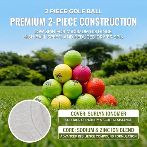 PGM High Visibility Golf Balls