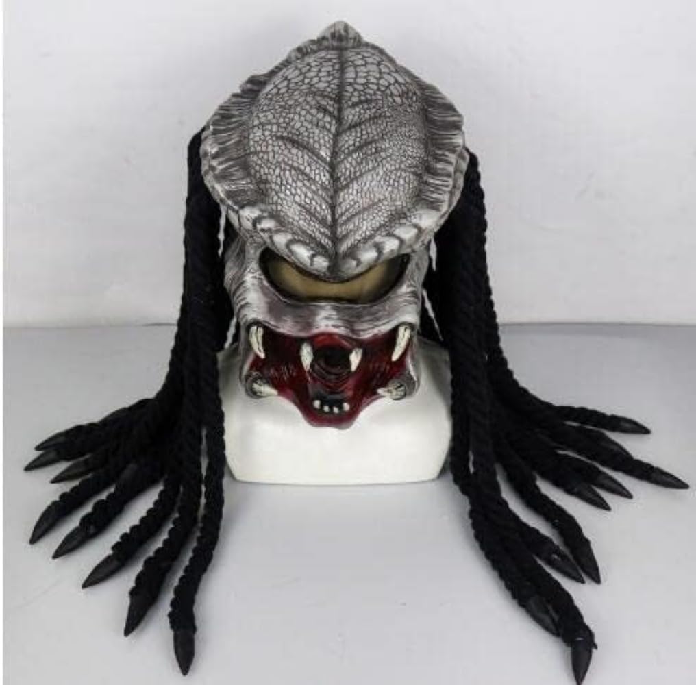 プレデターヘッドバストとマスクセット Amazon.co.jp: プレデターマスクオートバイヘッドギアプレデター