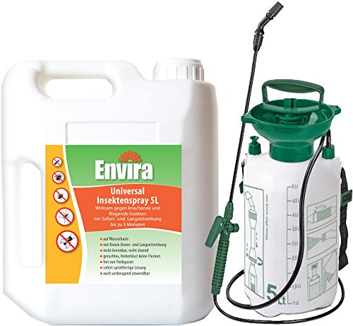Preisvergleich Produktbild Envira Insektenmittel 5Ltr mit 5Ltr Drucksprüher