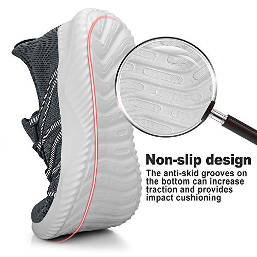 Image of Feethit Mens Slip On Running Shoes Breathable Lightweight Comfortable Fashion Non Slip Sneakers for Men