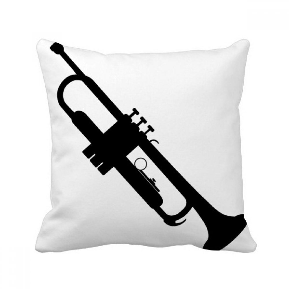 Coussin Saxophone Décoration Intérieure Oreiller Salon Carré Multicolore 40x40
