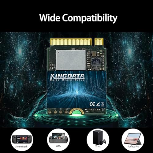 Image of 2TB M.2 2230 NVMe PCIe SSD Gen 4.0X4 - Internal Solid State Drive Compatible with PS5, Steam Deck, Microsoft Surface, Ultrabook, Laptop, and Desktop (2TB, M.2 2230 NVMe 4.0)
