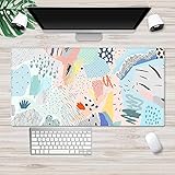 El diseño de gran tamaño hace que proporcione un área útil más grande para cubrir el teclado
