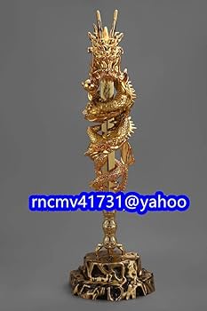 Amazon.co.jp: 極上品 彩色倶利伽羅龍王 不動明王 倶利伽羅剣