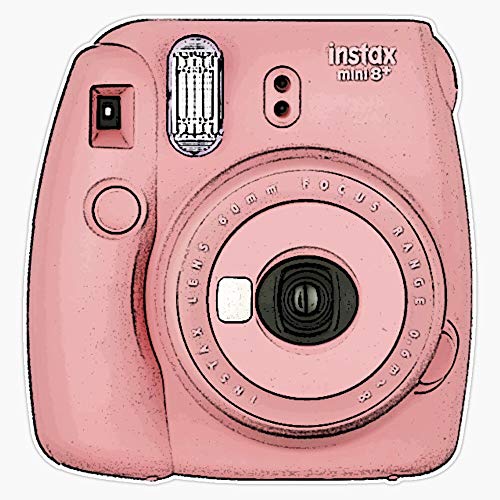 Polaroid Camera - Pink Vinyl Sticker Waterproof Bumper Sticker Laptop Window Decal 5"