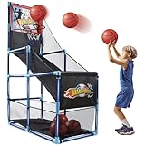 OCHIDO Arcade Basketball Game Set with 4 Ball,for Kids 3 4 5 6 7 8 9 10 +Years Old Boys,Kids Indoor/Outdoor Sport Play,Ideal Gift Age 3-5,6-8,8-10