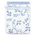 Produktbild Linnea Waschhandschuh, 16 x 21 cm, Vintage-Blumenmuster, Blau, 550 g/m²