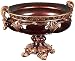OK Lighting Ruby Decorative Fruit Bowl, 10.0"