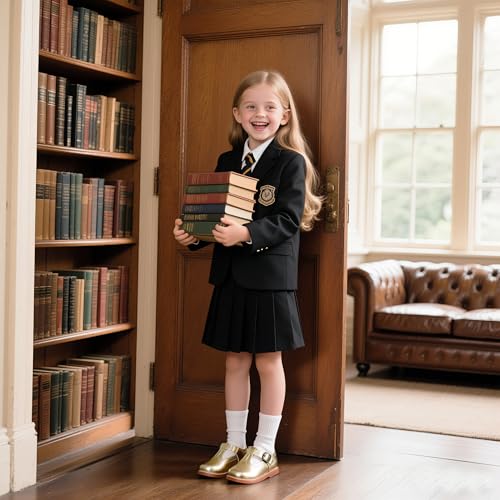 Image of Otter MOMO Toddler /Little Girls Mary Jane Slip-on School Uniform Party Dress Shoes