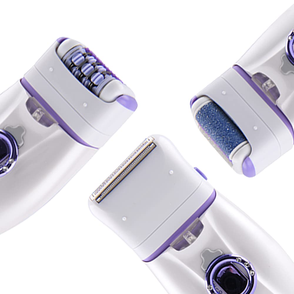 iGRiD 3 in 1 women Epilator,Shaver,Callus remover | Rechargeable | Three Interchangeable Heads | Epilator | Shaver | Callus Remover for Women |