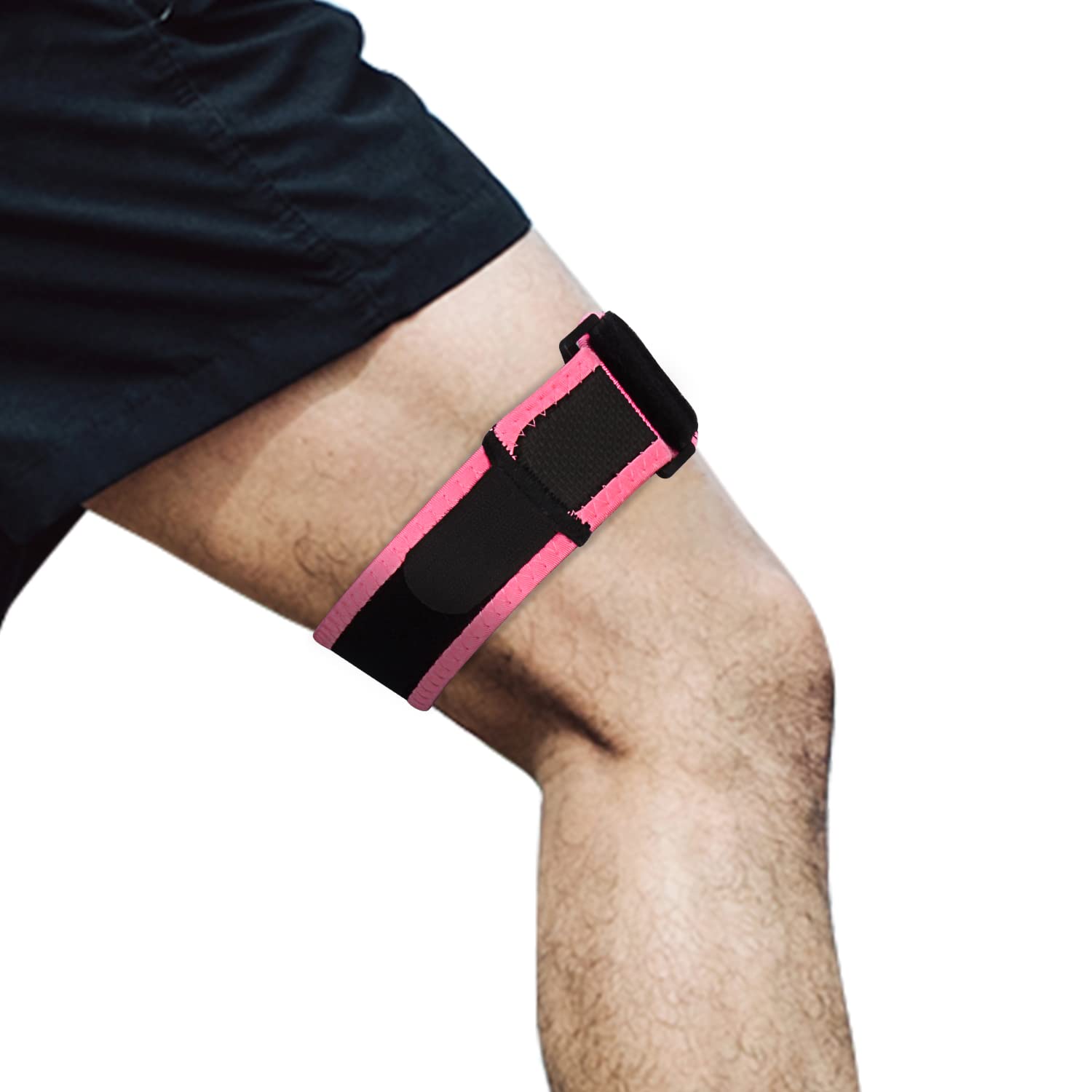 supregear IT Band Strap - Iliotibial Band Compression Wrap, Adjustable Knee Thigh Hip & ITB Support Brace Patellar Tendonitis Stabilizer for Running and Exercise - Men, Women