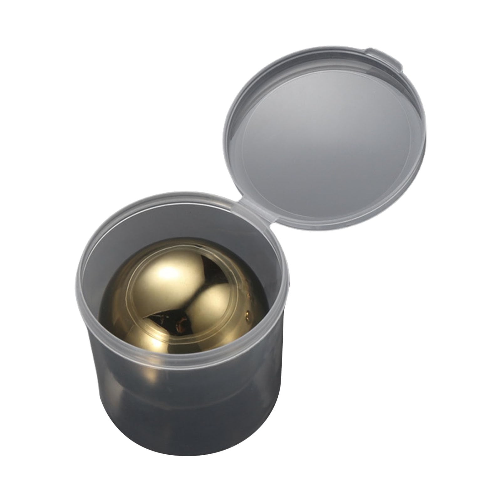 Msioytog Sturdy Nonrust Steel Whiskeys Ice Ball Fast Freezing Cooling Stone for Alcoholic Drinking Sphere Shape Rustproof Drink Chiller