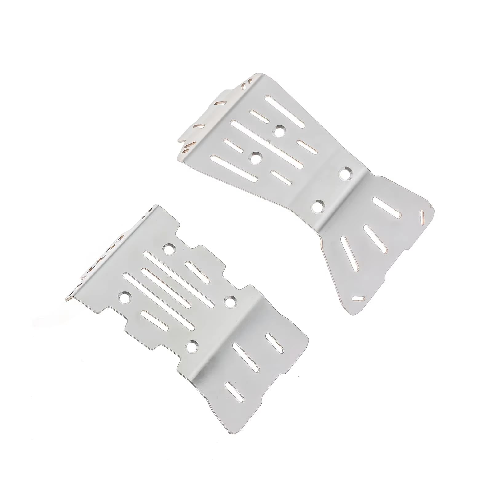 Compatible con ARRMA para Gorgon 1/10 RC Coche Piezas Upgrade Placa Protectora De Chasis En Acero Inoxidable Maquetas