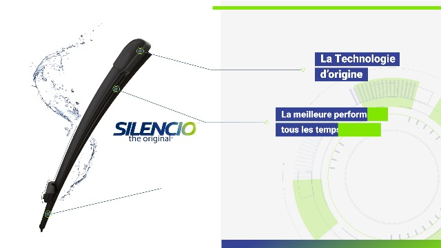 Balais D'essuie-glace Valeo Silencio - Kit 2 Lames 800mm/750mm Haute Performance Pour Une Visibilité Parfaite