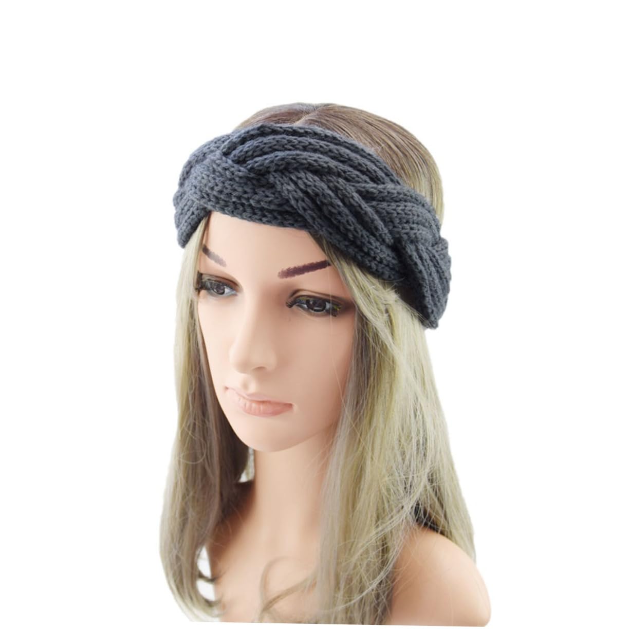 Holibanna Knit Ear Warmer Headband Set Women's Ear Warmers Cozy Wool Yarn Bands for Cold Weather