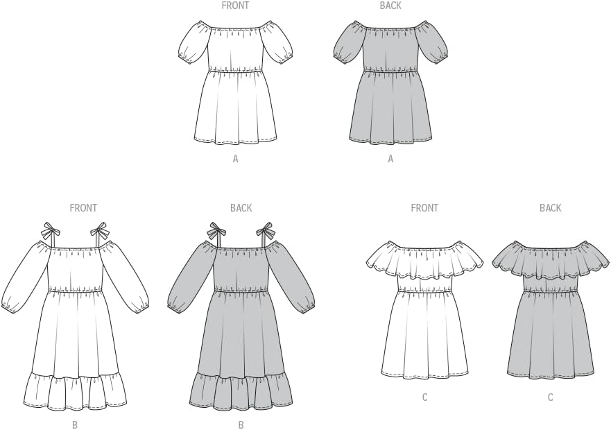 Burda X05728BURDA Misses' Mini and Midi Dress Sewing Pattern Packet, Design Code B5728, Sizes 8-18 (34-44)