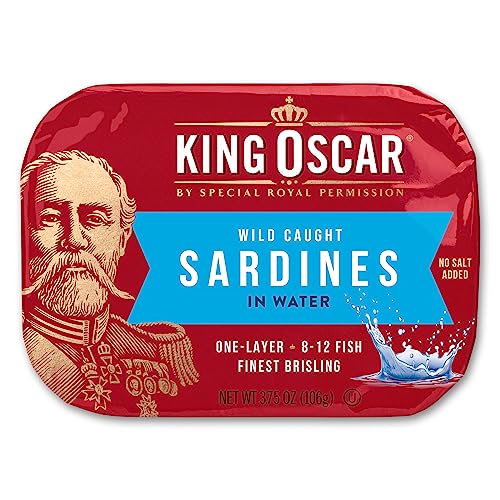King Oscar Kipper Snacks, 3.54 Ounce Cans (Pack of 12), Lightly Smoked Herring Fillets, Wild Caught Canned Herring