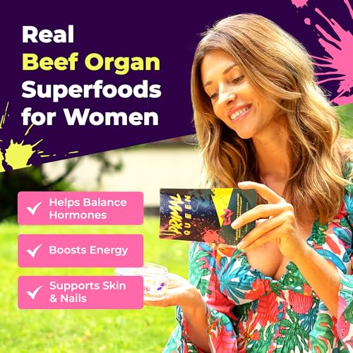 Primal Queen Female-Optimized Beef Organ Superfood Supplement (Beef Liver, Kidney, Heart, & 3 More) - 100% Grass Fed, Pasture Raised - 3rd Party & Clinically Tested - Thumbnail 3