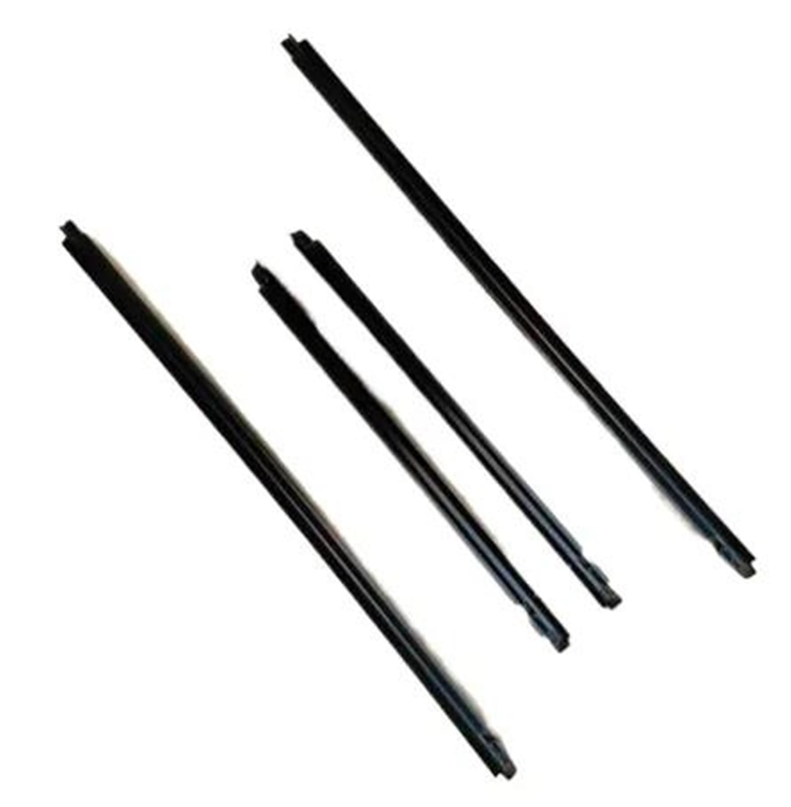 4 Pcs Outside Window Glass for Toyota for Echo 1999-2004 1st Gen Moulding Door Belt Line for Yaris 6818052010 for Vios Leakproof