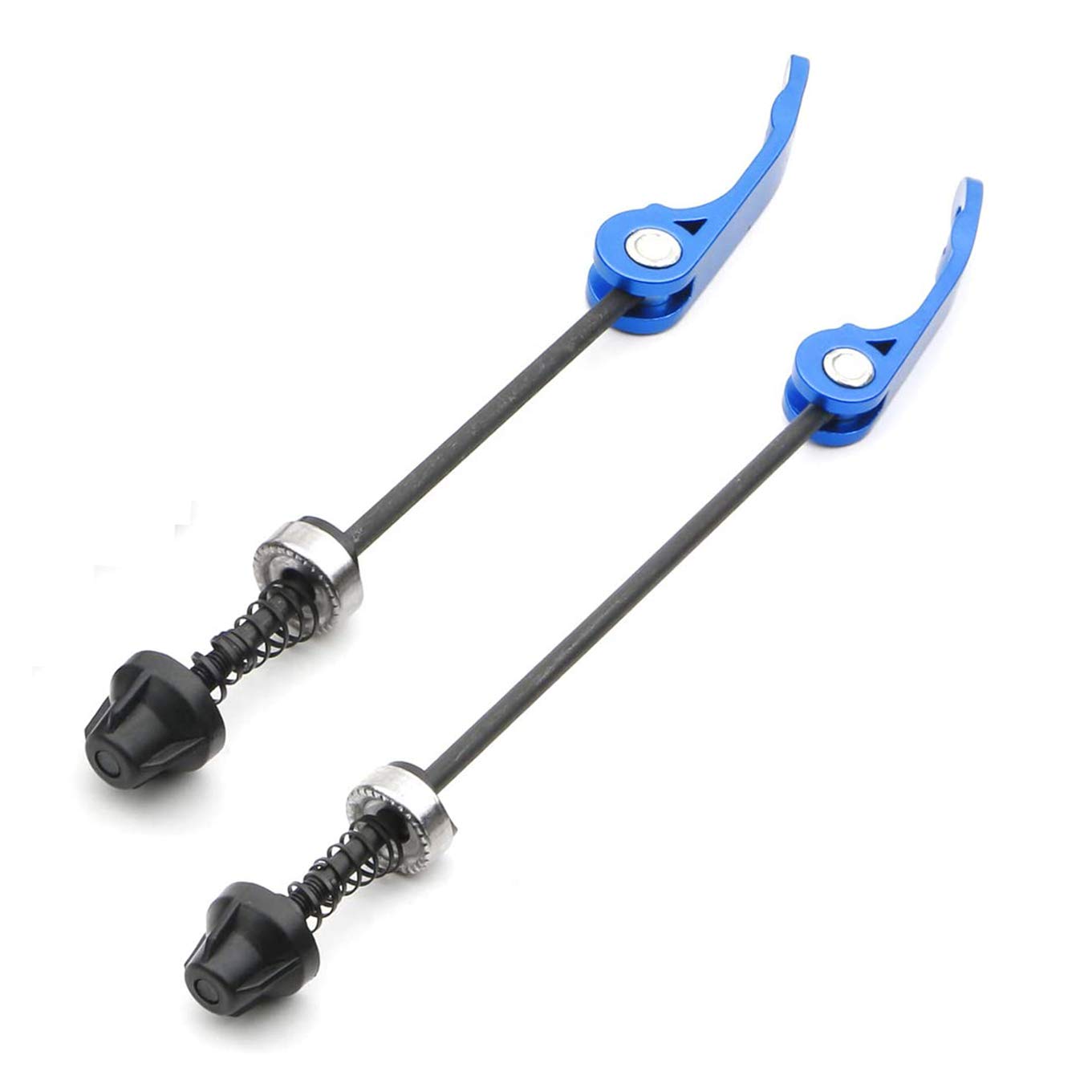 Deer U Road Mountain Bicycle MTB Wheel Hub Front and Rear Skewers Quick Release Clip Bolt Lever Axle QR 145/180 mm, a Pair