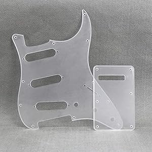 Slagplaat voorbedraad Een Set Van 11-gat SSS-gitaar Pickguard Backplaat En Schroeven, Geschikt Voor Stratocaster Stijl…
