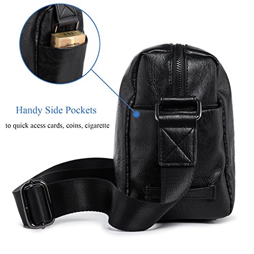Messenger Bag, Uomo Borse Pelle Borsa a Tracolla