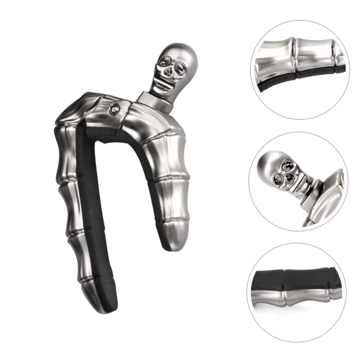 ibasenice 2St Gitarre Kapodaster Ukulele Clip-On-Tuner Bassgitarren Bassknopf gitarren capo gitarren-kapodaster -Design Kapodaster praktischer Sandhi-Clip Zinklegierung