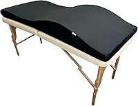 Vista 7 de Cubrecama de pestañas – Almohadilla ergonómica de espuma viscoelástica con funda de felpa, cojín de mesa de spa para técnico de pestañas, colchón