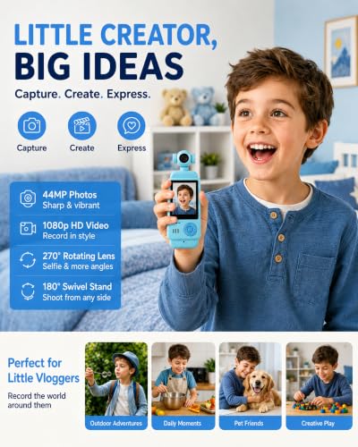 Kids Vlogging Camera DROPS TO (BLUE ONLY) - image 2