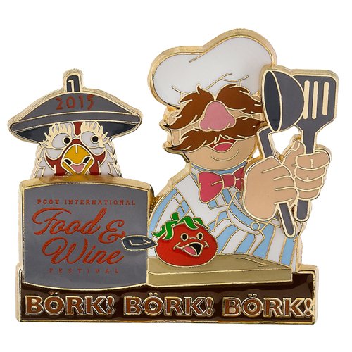 Disney Parks Epcot Food & Wine Festival Pin - 2015 Swedish Chef