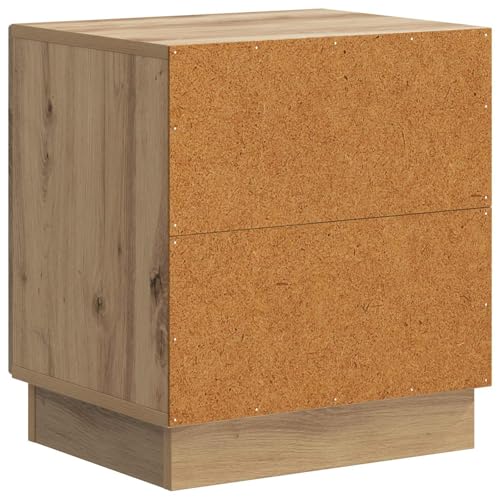 Table d'appoint fine bois et métal pour chambre à coucher - 8