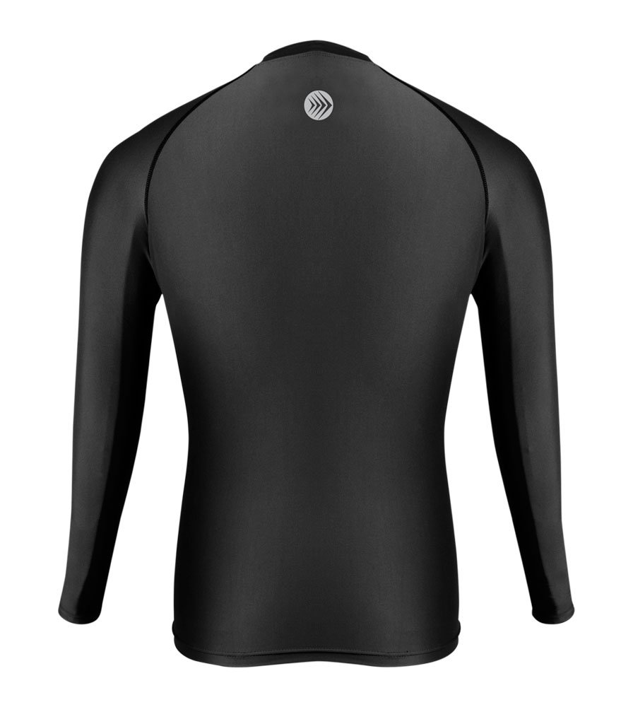 AERO|TECH|DESIGNS | Men's Compression Shirt | Long Sleeve Spandex Base Layer | 3X-Large | Black