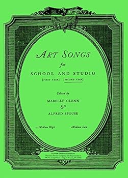 Sheet music Art Songs for School and Studio Book