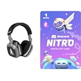 Logitech G Astro A30 Lightspeed Wireless Gaming Headset for PS5, PS4, Nintendo Switch, PC + Discord Nitro 1-Month Subscription Gift Card [Digital Code] : - The Mandalorian Edition