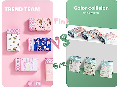 Men's Underwear Boxer Briefs, Soft Cotton Stretch Underwear for Men, Cute Boxer Brief Panties Multi-Packs2