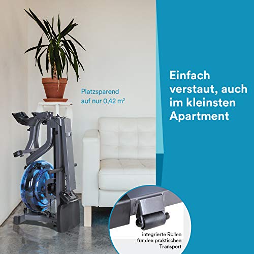 Skandika Wasserrudergerät Nemo Compact | Wasser Rudergerät klappbar mit Wasserwiderstand, LCD-Computer, platzsparend… – Bild 4