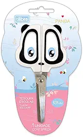 Tilibra - Tesoura Escolar 131mm Panda