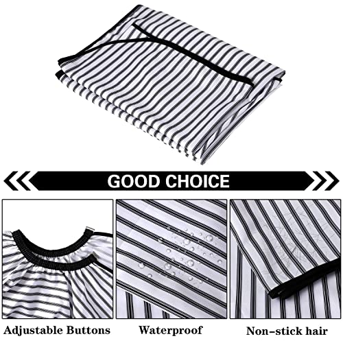Image of FEBSNOW Barber Cape Professional Hair Cutting Cape with Neck Duster Brush