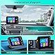 Hikity Tragbares DAB/DAB+ Radio Adapter für Autoradio mit 2.4 Zoll LCD Display Radio Klein UKW-Digitalradio Adapter mit Bluetooth-Freisprechtelefon AUX-IN FM Transmitter Autoradio DAB Digitalradio