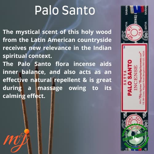 Original Satya Nag Champa Palo Santo Incense Sticks - Image 2