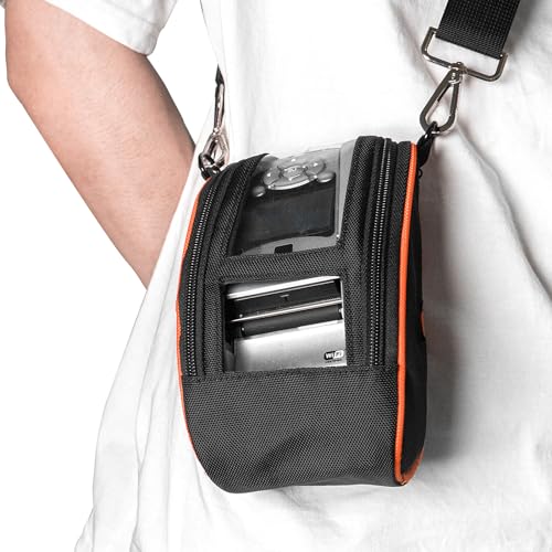 Image of for Zebra QLN220 & ZQ610 Portable Thermal Printer Carrying Case with Shoulder Strap Orange