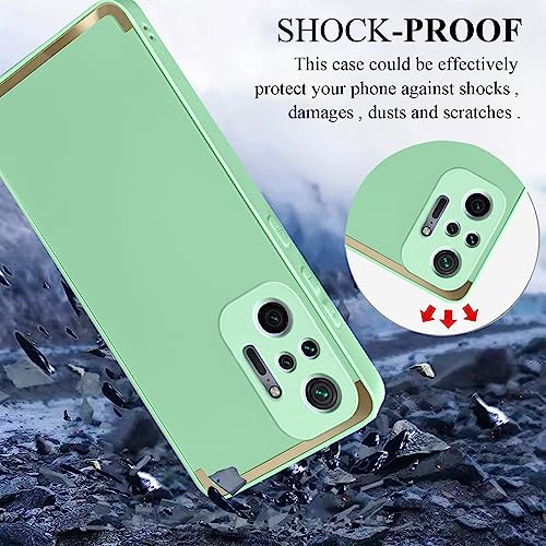 Coque pour Xiaomi Redmi Note 10 Pro fine抗震 durable verte