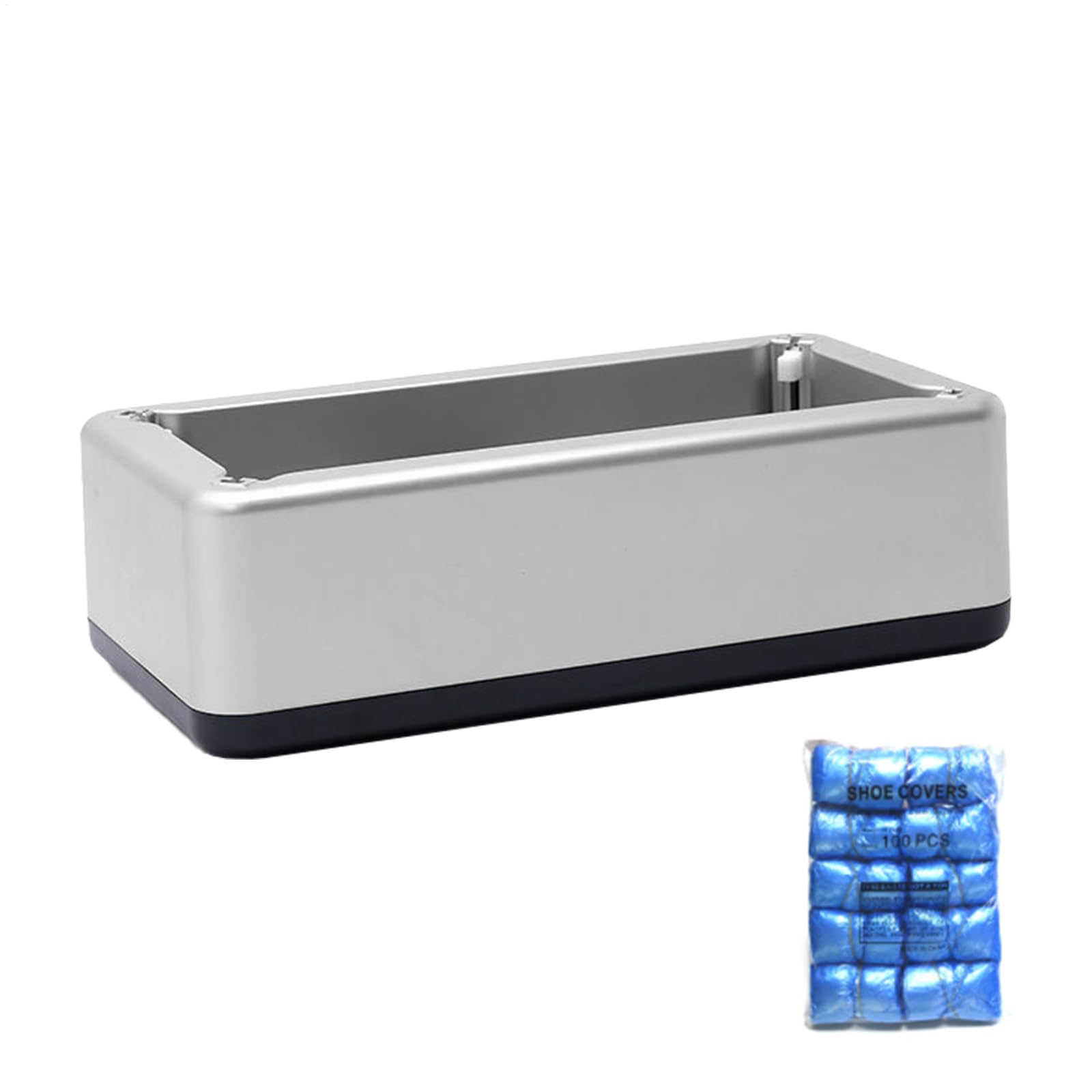 Copriscarpe – 40 x 21 x 12 cm, 100 copriscarpe usa e getta, impermeabile e | antipolvere, protezione per scarpe portatile, igiene per visitatori all'ingresso, copriscarpe per feste di famiglia