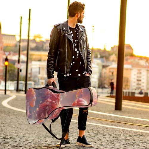 Sac pour guitare résistant aux chocs et à l'eau avec doublure