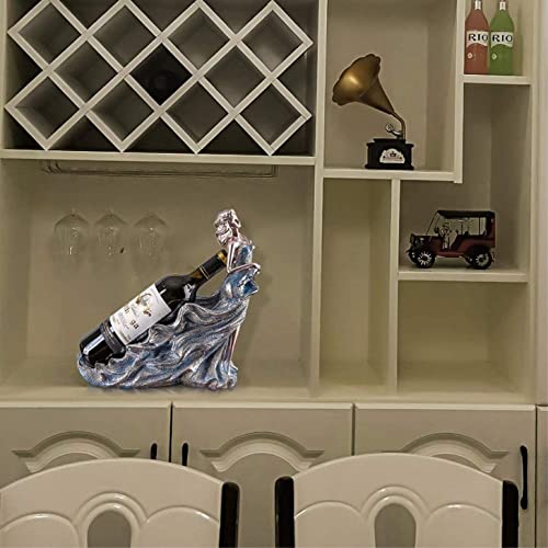 Soporte para botellas de vino en resina, moderno y minimalista miniatura 6
