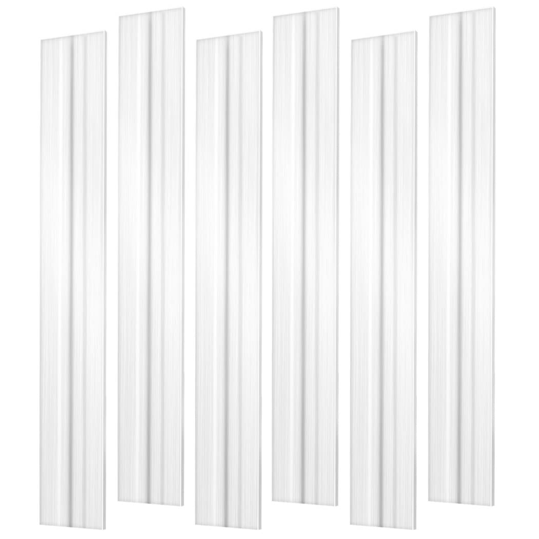 Square Aluminum Flat Bar(6pcs), 1/8" (3mm) × 2“(50mm)×12